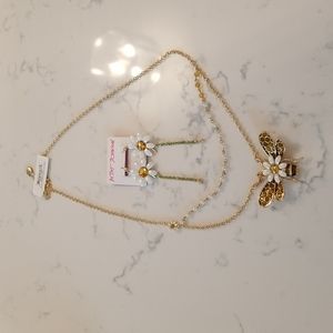 BETSEY JOHNSON BUMBLEBEE EARRINGS SET